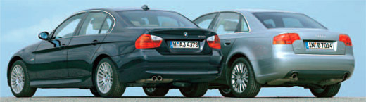 BMW 330i and A4 3.2 FSI